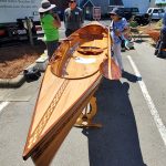 wooden kayak selected best in show by kids' vote