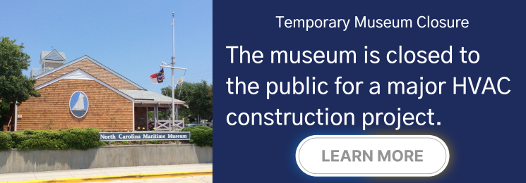 Graphic with an image of the museum exterior and text that reads Temporary museum closure. The museum is closed to the public for a major HVAC construction project. Learn more.